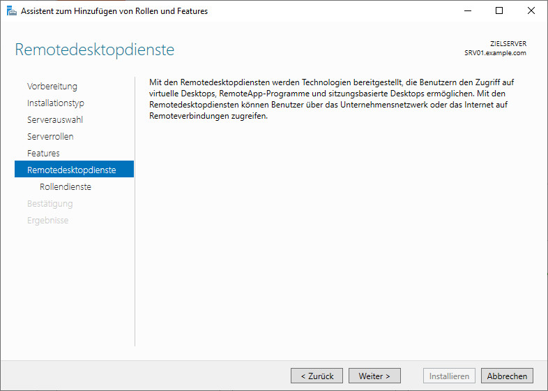 Setting up a terminal server