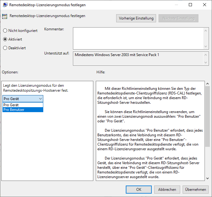 Setting up a terminal server